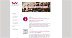 Desktop Screenshot of gdd.de