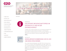 Tablet Screenshot of gdd.de